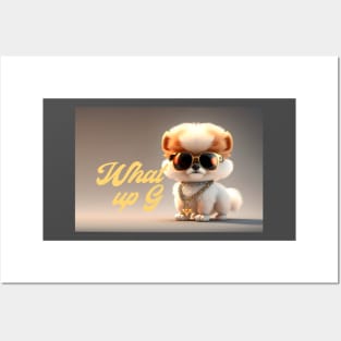 Bling swag puppy Posters and Art